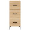 vidaXL Highboard Sonoma-Eiche 34,5x34x180 cm Holzwerkstoff