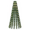 vidaXL LED-Weihnachtsbaum EKENAS 150 cm 240 LEDs Warmes Wei&szlig; Stahl