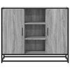 vidaXL Sideboard Grau Sonoma 92x35x76 cm Holzwerkstoff