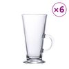 vidaXL Latte-Macchiato-Gl&auml;ser mit Henkel 6 Stk. 250 ml