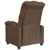 vidaXL Relaxsessel Braun Stoff