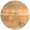 vidaXL Tischplatte &Oslash; 50x3,8 cm Rund Massivholz Mango