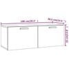 vidaXL Wandschrank Wei&szlig; 100x36,5x35 cm Holzwerkstoff