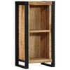 vidaXL Nachttisch mit Regal Braun 40 x 30 x 80 cm Massivholz Mango