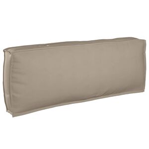 vidaXL Palettenkissen für Rückenlehne Taupe 120 x 40 x 12 cm