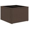 vidaXL 5-tlg. Garten-Sofagarnitur mit Kissen Braun Poly Rattan