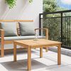 vidaXL Couchtisch Braun 60 x 60 x 36 cm Massivholz Teak