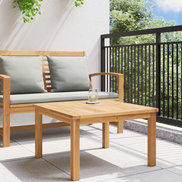 vidaXL Couchtisch Braun 60 x 60 x 36 cm Massivholz Teak