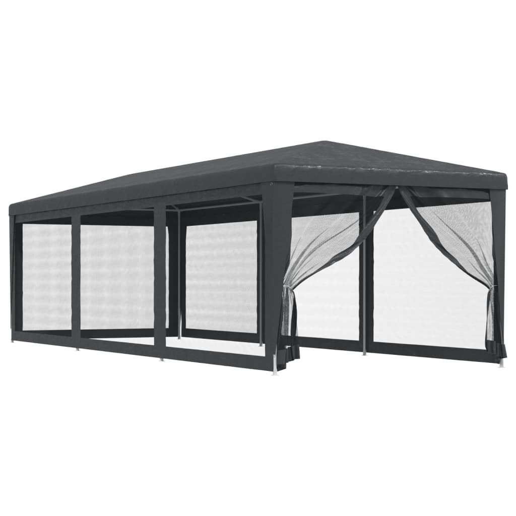TentandTable Seitenwand-Set Für Partyzelte – 4 Wände (2 Fest, 2 Mit Fenster) – Für 7,8x7,8 M Zelt – Wind- & Regensicher