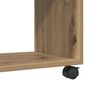 vidaXL Rollschrank Artisan-Eiche 72x33x42,5 cm Holzwerkstoff