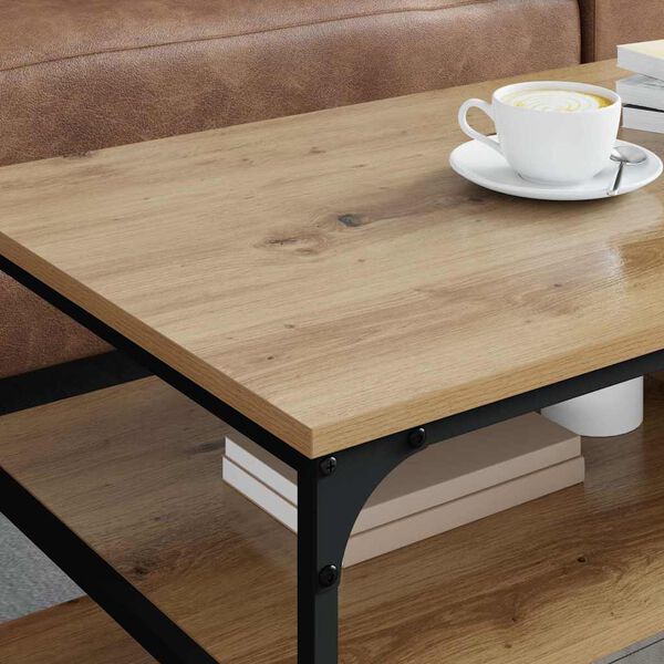 vidaXL Couchtisch Artisan-Eiche 100 x 50 x 45 cm Holzwerkstoff