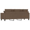 vidaXL 3-Sitzer-Sofa Braun 180 cm Stoff