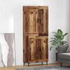 vidaXL Highboard 2 pcs Altholz Holzwerkstoff