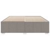 vidaXL Bettgestell ohne Matratze Taupe 180x200 cm Stoff