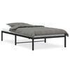 vidaXL Bettgestell Metall Schwarz 100x200 cm