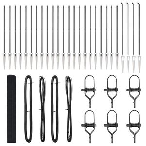 vidaXL Zaunpfosten Grau