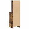 vidaXL Highboard Ger&auml;ucherte Eiche 40 x 40,5 x 135 cm Holzwerkstoff
