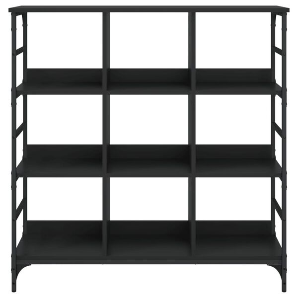 vidaXL Sideboard Schwarz 102x32x103,5 cm Holzwerkstoff