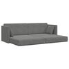 vidaXL Boden-Sofa-Bett 200cm Dunkelgrau Samt