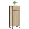 vidaXL Badezimmerschrank mit T&uuml;r Sonoma 40 x 30 x 100 cm Holzwerkstoff
