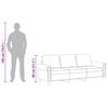 vidaXL 3-Sitzer-Sofa Dunkelgr&uuml;n 180 cm Samt
