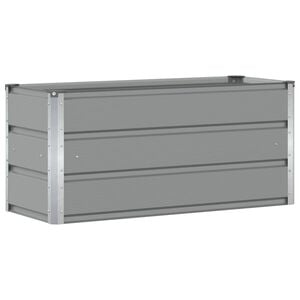 vidaXL Pflanzk&uuml;bel Hellgrau 100 x 40 x 45 cm Stahl