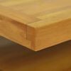 vidaXL Wand-Badschrank 90x40x30 cm Massivholz Teak