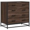 vidaXL Schubladenschrank Braun Eichen-Optik 70x41x70 cm Holzwerkstoff