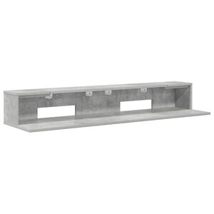 vidaXL Studiotisch Betongrau 152 x 36 x 19,5 cm Holzwerkstoff