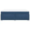 vidaXL Boxspringbett mit Matratze Blau 160x200 cm Stoff