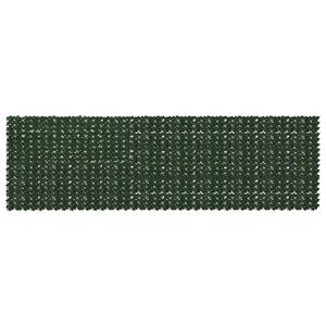 vidaXL Balkonsichtschutz mit Bl&auml;ttern Dunkelgr&uuml;n 500 x 150 cm