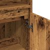 vidaXL Badschrank Altholz-Optik 30x30x100 cm Holzwerkstoff