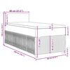 vidaXL Boxspringbett mit Matratze Rosa 80x200 cm Samt
