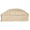 vidaXL Palettenkissenset 2 pcs Beige 100 x 40 x 8 cm Oxford-Stoff