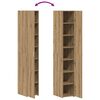 vidaXL Highboard 2 pcs Artisan-Eiche 30 x 42,5 x 185 cm