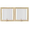 vidaXL Hundetor mit St&auml;ndern 2 pcs Sonoma-Eiche 100 x 100 cm
