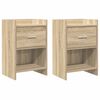 vidaXL Nachttische 2 stk. Sonoma-Eiche 40 x 30 x 60 cm Holzwerkstoff
