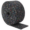 vidaXL Gummi-Granulat-Rolle Schwarz 1000 x 10 x 0,3 cm Gummi