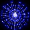 vidaXL Weihnachtsbeleuchtungen Feuerwerk 4 Stk. 140 LEDs Blau 17cm