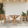 vidaXL Gartentisch &Oslash;109x74 cm Massivholz Teak