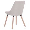vidaXL Esszimmerst&uuml;hle 2 Stk. Creme Stoff