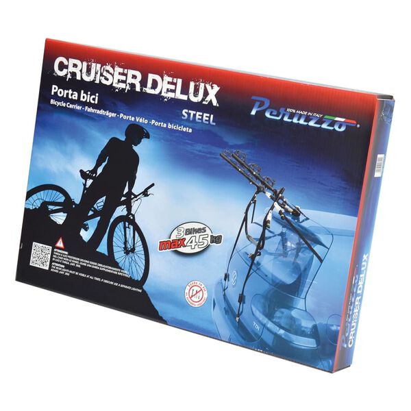 Peruzzo Fahrradtr&auml;ger CruiserDelux f&uuml;r 3 Fahrr&auml;der Aluminium
