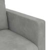 vidaXL Sofa Hellgrau Gesamtabmessungen: 158 x 78 x 80 cm (B x T x H)