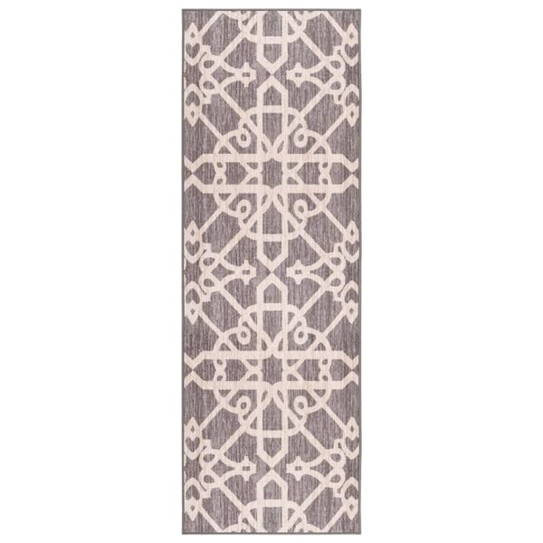 vidaXL Teppichl&auml;ufer Braun 80x300 cm