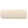vidaXL Bolsterkissen 2 St&uuml;ck Beige &Oslash; 25 x 70 cm Mikrofaserstoff