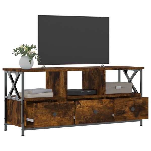 vidaXL TV-Schrank R&auml;uchereiche 102x33x45 cm Holzwerkstoff & Eisen