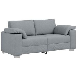 vidaXL Sofa Hellgrau 180 x 80 x 82 cm Stoff