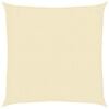 vidaXL Sonnensegel HDPE Quadratisch 3,6x3,6 m Creme