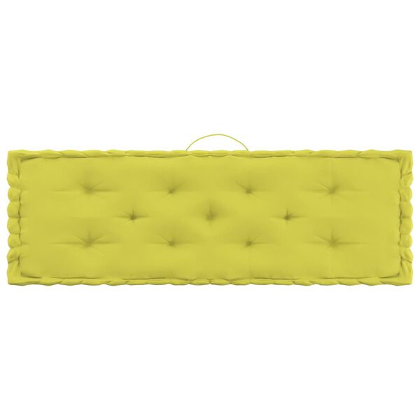 vidaXL Palettenkissen 7-tlg. Apfelgr&uuml;n Baumwolle