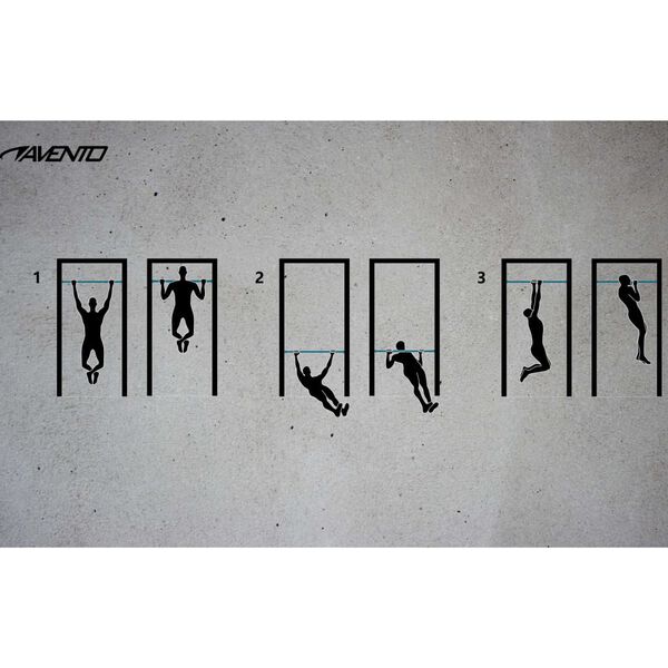 Avento Klimmzugstange f&uuml;r T&uuml;rrahmen Stahl